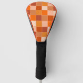 Schattierungen der Orangen Quadrate Golf Headcover (Vorderseite)