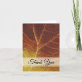 Schattierungen des Beileids Herbst Vielen Dank Dankeskarte (Vorderseite)