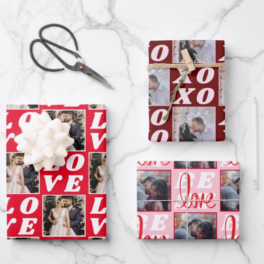 Schattierungen des Fotos 3 Geschenkpapier Set (Vorderseite)