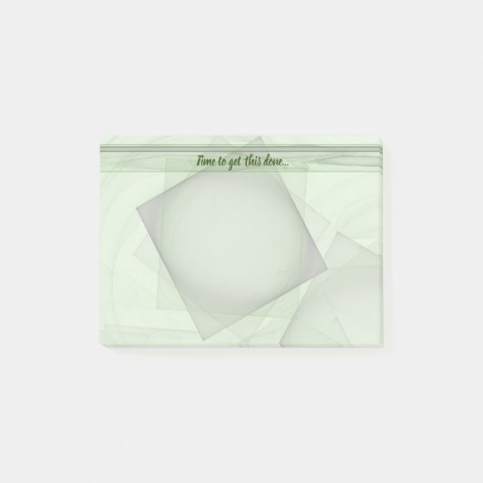 Schattierungen des geometrischen Hintergrunds von  Post-it Klebezettel (Vorderseite)