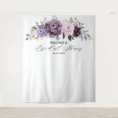 Schattierungen des Lila blutigen Brautparty Wandteppich (Vorderseite)