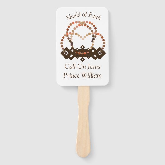 Schattierungen eines Prinzenjungen mit voller Rüst Fächer (Vorderseite)