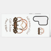 Schattierungen eines Prinzenjungen mit voller Rüst Samsung Galaxy Hülle (Rückseite (Horizontal))