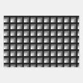 Schattierungen für graues Set Geschenkpapier Set (Vorderseite 3)