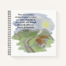 Schattierungen für grünes Notebook