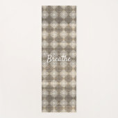 Schattierungen in Grau, Beige und Weiß Yogamatte (Vorderseite)