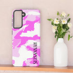 Schattierungen in Rosa und Weiß Samsung Galaxy Hülle<br><div class="desc">Dieses Design zeichnet sich durch einen rosa und weißen tarnen Hintergrund aus. Füllen Sie das Vorlagenfeld mit Ihrem Text aus,  entfernen Sie den Text oder bearbeiten Sie ihn mit dem Entwurfstool,  um einen Schriftart auszuwählen,  den Sie bevorzugen.</div>