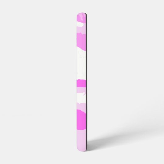 Schattierungen in Rosa und Weiß Samsung Galaxy Hülle (Linke Seite)