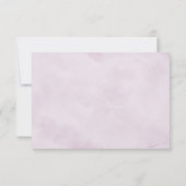 Schattierungen Lila Blooms Geometrische Hochzeiten Dankeskarte (Rückseite)