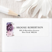 Schattierungen Lila Blooms-Rücksendeadresse (Insitu)