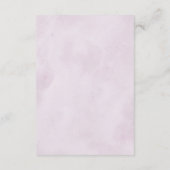 Schattierungen Lila Blütenblütenblütenblümler - De Begleitkarte (Rückseite)