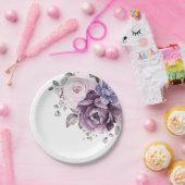 Schattierungen Lila blutiger blutiger Hochzeiten Pappteller (Party)