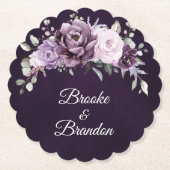 Schattierungen Lila blutiger blutiger Hochzeiten Untersetzer (Vorderseite)