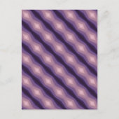 Schattierungen Lila geometrischer Abstrakter Kunst Postkarte (Vorderseite)