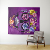 Schattierungen Lila weiblicher Blume Wandteppich (Beispiel (Horizontal))