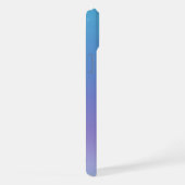 Schattierungen von Blau iPhone Hülle (Rechte Seite)