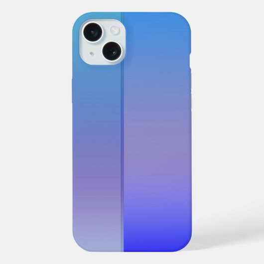 Schattierungen von Blau iPhone Hülle (Rückseite)
