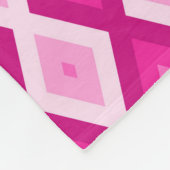 Schattierungen von Fuchsiendiamanten Fleecedecke (Ecke)