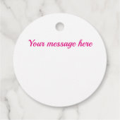 Schattierungen von Fuchsiendiamanten Geschenkanhänger (Rückseite)