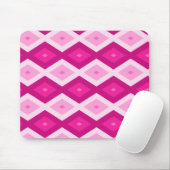 Schattierungen von Fuchsiendiamanten Mousepad (Mit Mouse)