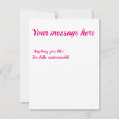 Schattierungen von Fuchsiendiamanten RSVP Karte (Rückseite)