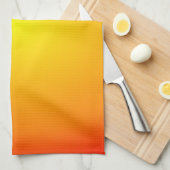 Schattierungen von Gelborn fröhliches Licht Geschirrtuch (Viertel Falte)