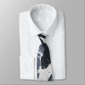 Schattierungen von Grau monochrome moderne abstrak Krawatte (Gebunden)