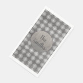 Schattierungen von Grau und Weiß Serviette (Ecke)