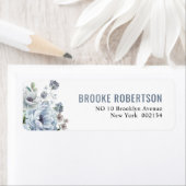 Schattierungen von Grey Dusty Blue Winter Rustikal (Insitu)