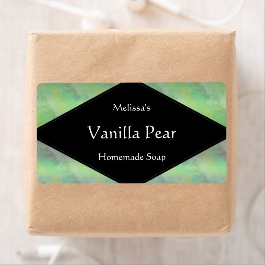 Schattierungen von grüner Seife oder Kerze (Insitu)