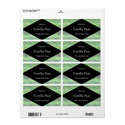 Schattierungen von grüner Seife oder Kerze (Vorne)