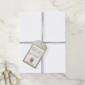 🌿 Schattierungen von Grüner Wasserfarbe Kräuterse Geschenkanhänger (Mit Garn)