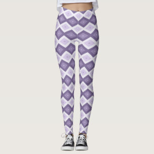Schattierungen von Lavendeldiamanten Leggings