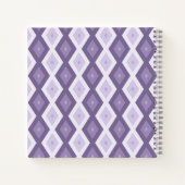 Schattierungen von Lavendeldiamanten Notizblock (Rückseite)