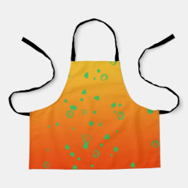 Schattierungen von Orange Schürze