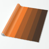 Schattierungen von Orange Wrapping Paper Geschenkpapier (Ungerollt)