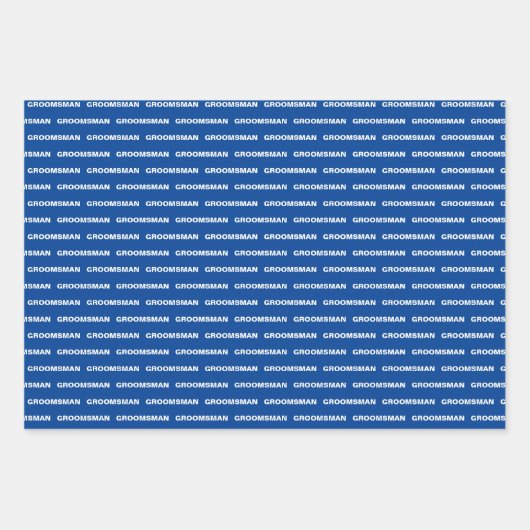 Schattierungen von Papierblättern für blaue Trauze Geschenkpapier Set (Vorderseite)