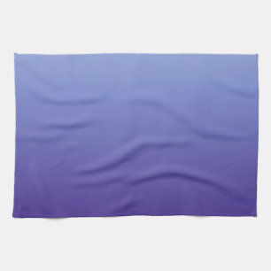 Schattierungen von Periwinkle Violett zu Blau Geschirrtuch