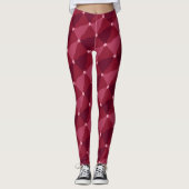 Schattierungen von Pink Trees Christmas Pajama Pan Leggings (Vorderseite)
