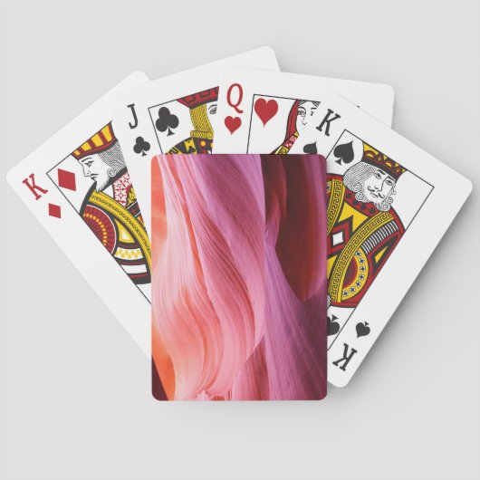 Schattierungen von Red Wave Playing Cards Spielkarten (Rückseite)