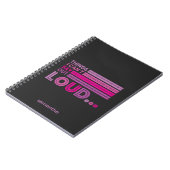 Schattierungen von rosa Dingen, die ich nicht im L Notizblock (Linke Seite)