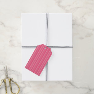 Schattierungen von Rosa Linien Geschenkanhänger