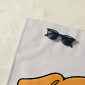 Schattig en uniek honden strandlaken strandtuch (Beispiel)