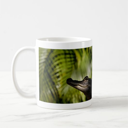 Schattige AlligatorTasse Kaffeetasse (Links)