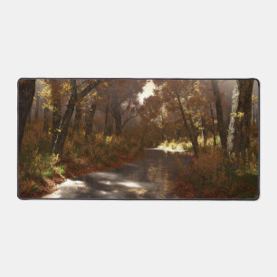Schattige Bach (Herbst) Schreibtischunterlage