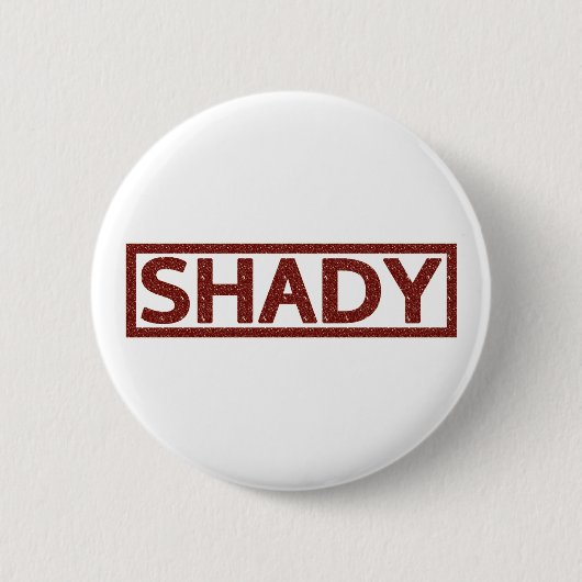 Schattige Briefmarke Button (Vorderseite)