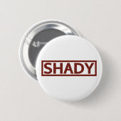 Schattige Briefmarke Button (Vorne & Hinten)