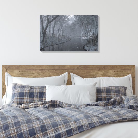 Schattige Buchse (Winter) Leinwand (Insitu (Schlafzimmer))