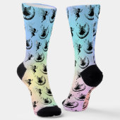 Schattige Fairies Socken (Gewinkelt)