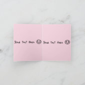 Schattige kat cadeau verjaardags karte (Innenseite)